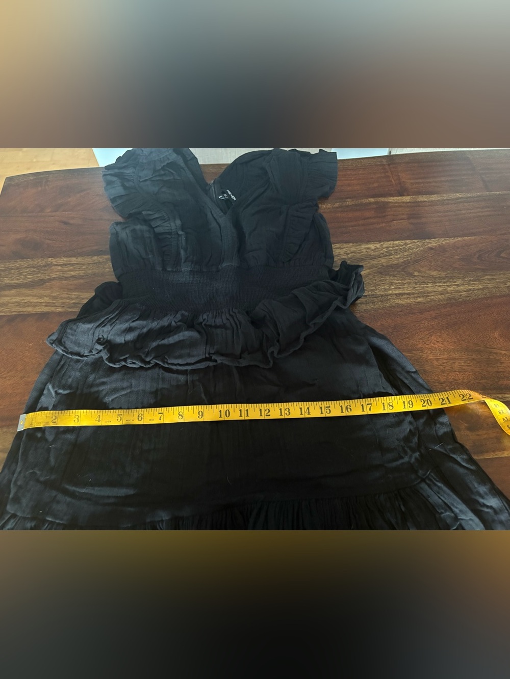 ME+EM Black Cheesecloth Maxi Dress size 2 - Picture 13 of 13